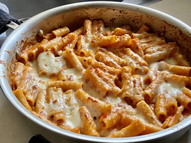 baked ziti.