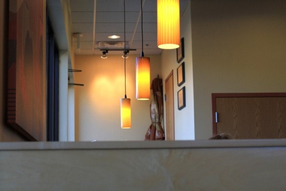 panera bread lights.