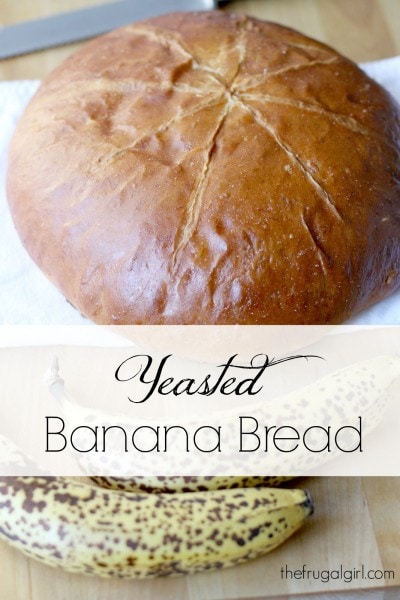 How to make banana yeast bread